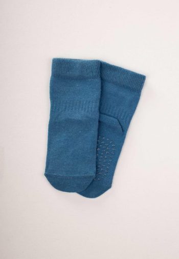 Non-Slip Crawling Socks Indigo Blue