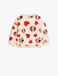 Girls' Cotton Licensed Minnie Mouse Printed Long Sleeve Sweatshirt
