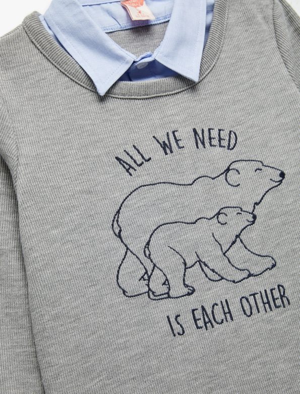 Baby Boy Printed Sweatshirt