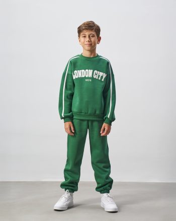 Boys' Cotton Green London City Printed Sweatshirt and Jogger Set