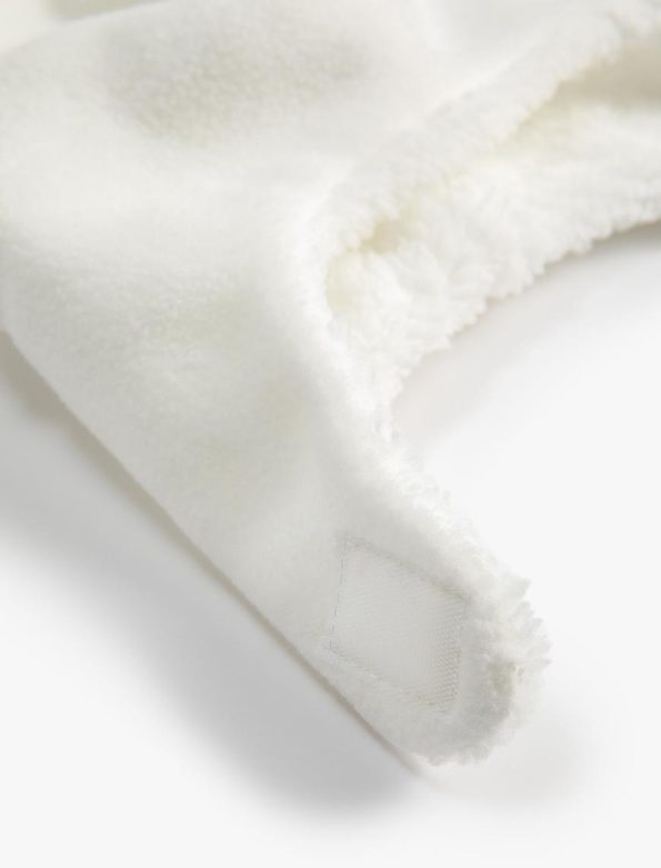 Girls' Plush Ear Flap Beanie with Fleece Lining