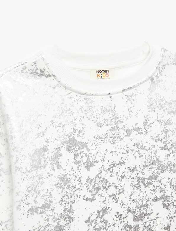 Girl Patterned Sweatshirt
