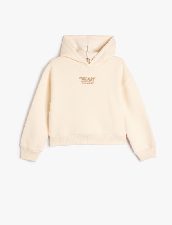 Girl Embroidered Hoodie