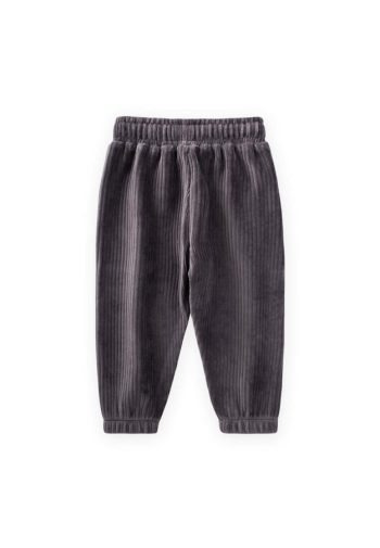 Corduroy Jogger Pants for Kids Ages 1-10 in Dark Gray