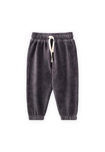 Corduroy Jogger Pants for Kids Ages 1-10 in Dark Gray