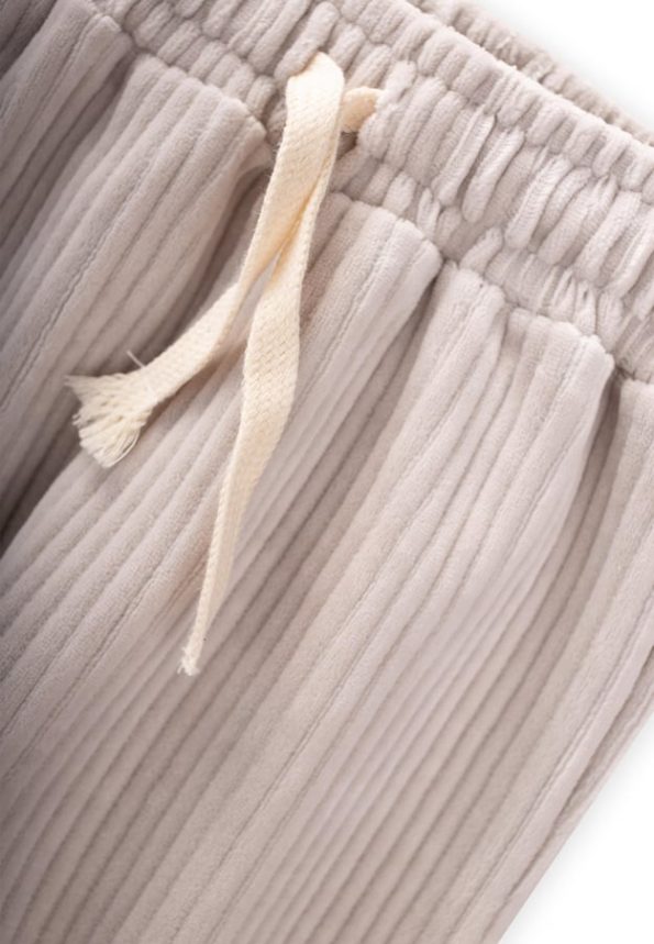 Corduroy Jogger Pants for Ages 1-10 Beige