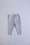 Gray Ribbed Baby Leggings