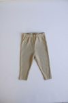 Khaki Ribbed Baby Leggings
