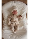 Floral Print Crew Neck Baby Girl Sweatshirt Set