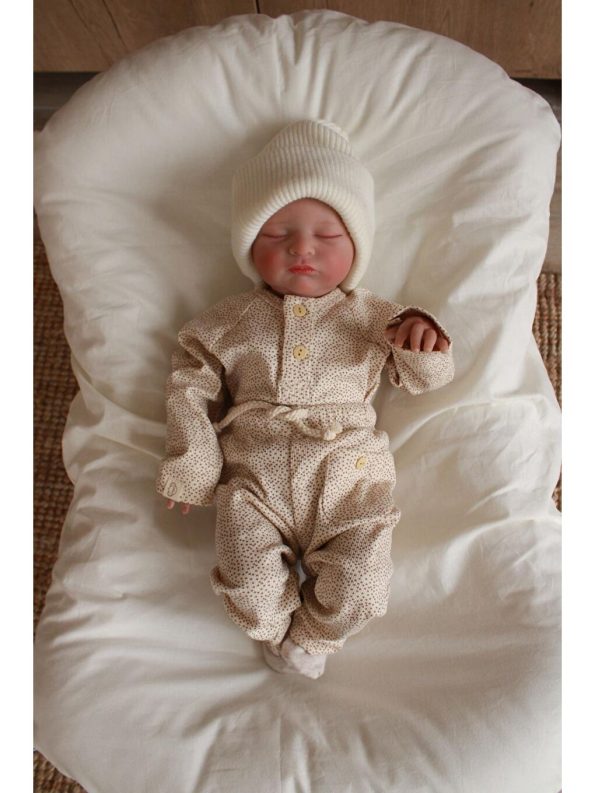 Floral Print Crew Neck Baby Girl Sweatshirt Set