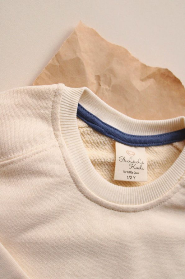 Indigo Trim Sweatshirt