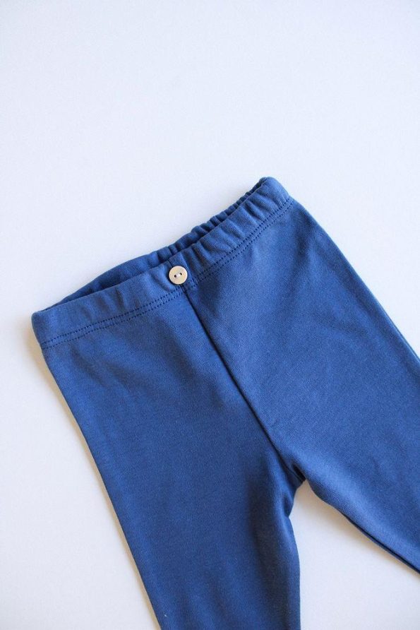 Indigo Jersey Baby Leggings