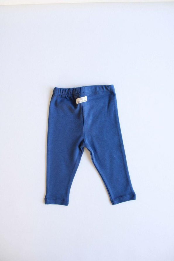 Indigo Jersey Baby Leggings