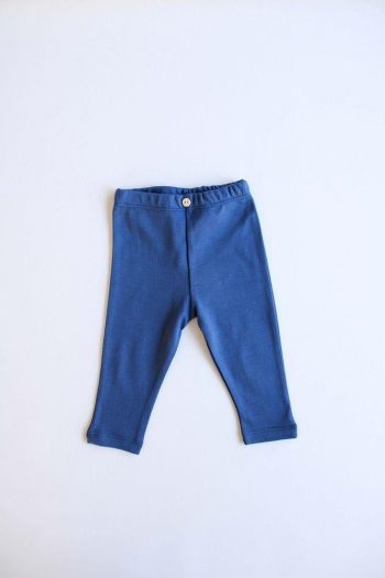 Indigo Jersey Baby Leggings