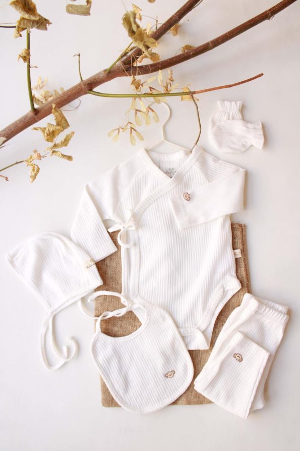 Koala Embroidered 5-Piece Newborn Set