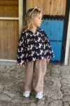 Cross-Over Elephant Print Jacket