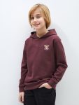 LCW Kids Purple Printed Long Sleeve Boys Hoodie