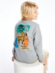 LCW Kids Gray Printed Long Sleeve Boys Sweatshirt