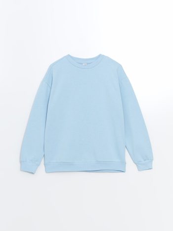 KidsMavi Girls' Thick Crew Neck Sweatshirt