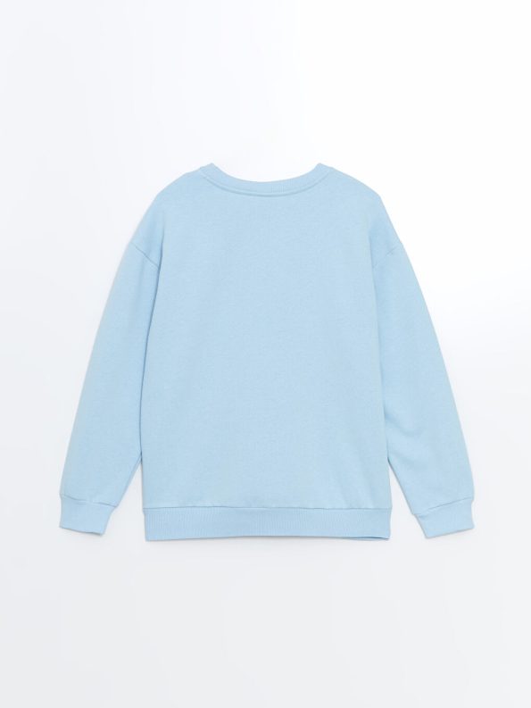 KidsMavi Girls' Thick Crew Neck Sweatshirt