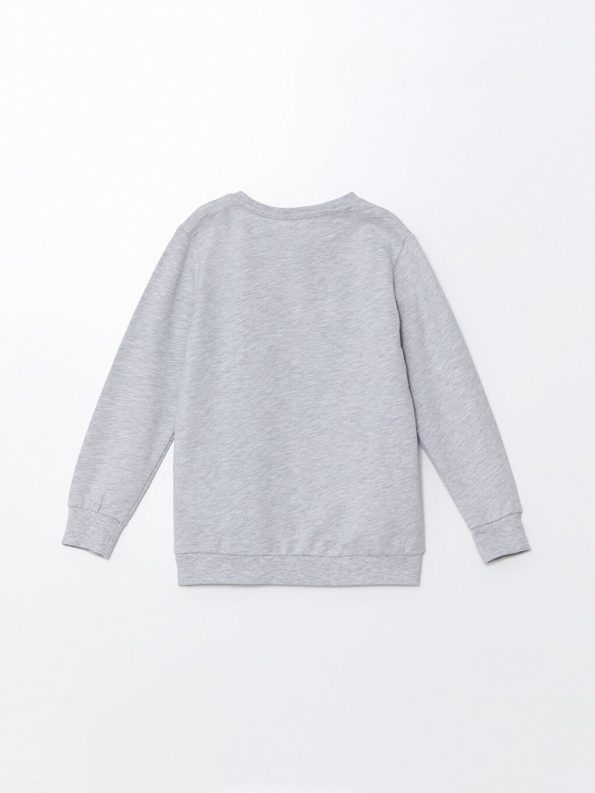 LCW Kids Gray Crew Neck Boys' Pajama Set