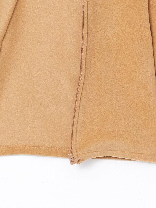 LCW Baby Brown Hooded Embroidered Boy's Cardigan and Sweatpants Set