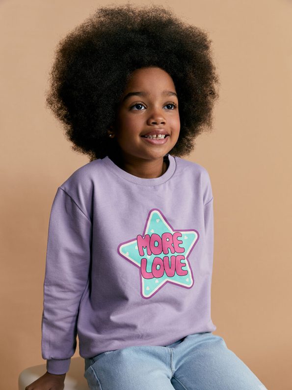 Girls' long-sleeved blouse