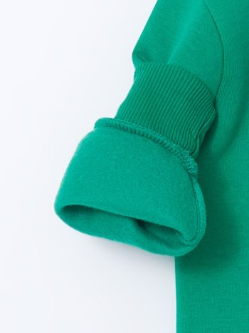 LCW Kids Green Printed Crew Neck Sweatshirt for Boys