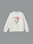 LCW Kids Cream Hello Kitty Printed Girl's Thick Sweatshirt