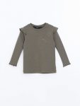 Girls' long-sleeved blouse
