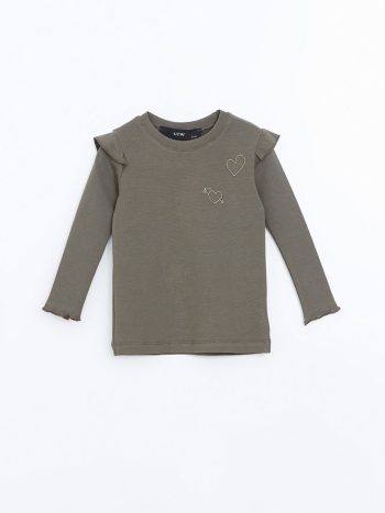 Girls' long-sleeved blouse