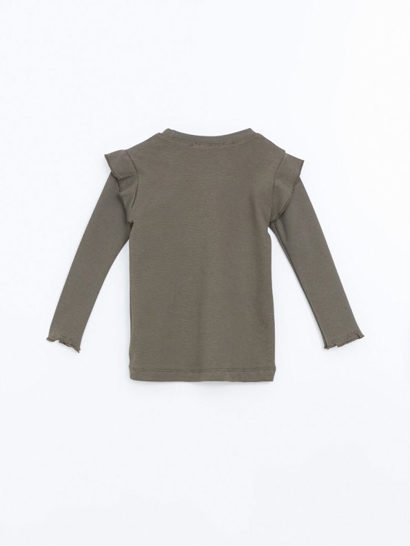 Girls' long-sleeved blouse