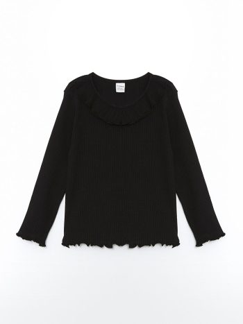 Girls' long-sleeved blouse