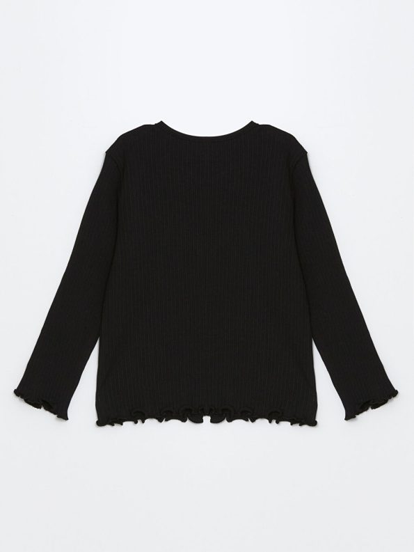 Girls' long-sleeved blouse