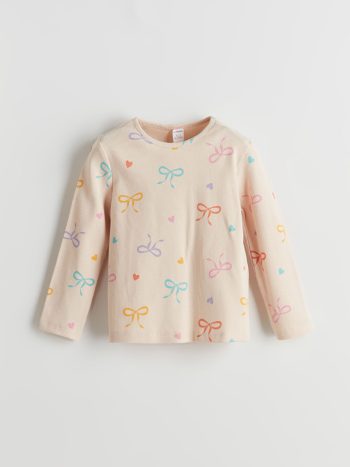 Girls' long-sleeved blouse