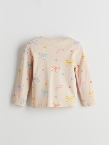 Girls' long-sleeved blouse