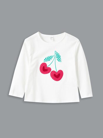 Girls' long-sleeved blouse