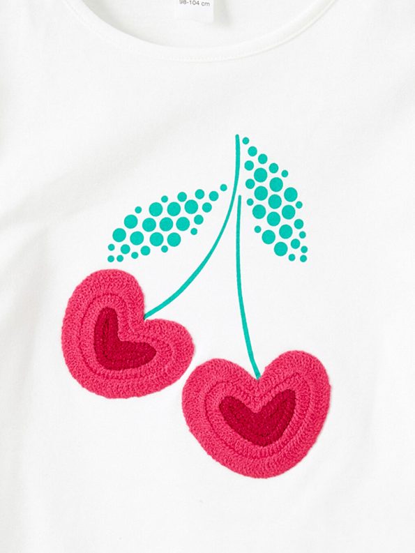 Girls' long-sleeved blouse
