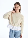 Long Sleeve Minnie Mouse Printed Girls T-Shirt