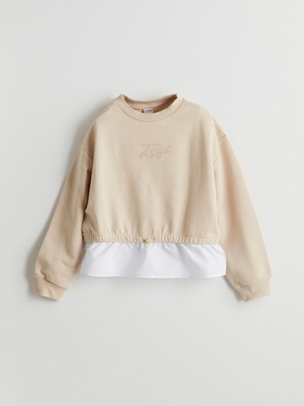 Long Sleeve Minnie Mouse Printed Girls T-Shirt