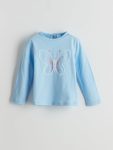 Girls' long-sleeved blouse