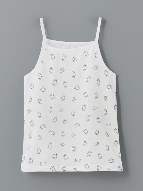 Square Neck Girls' Tank Top Set