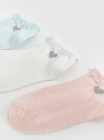 Girls' Ankle Socks Set of 5