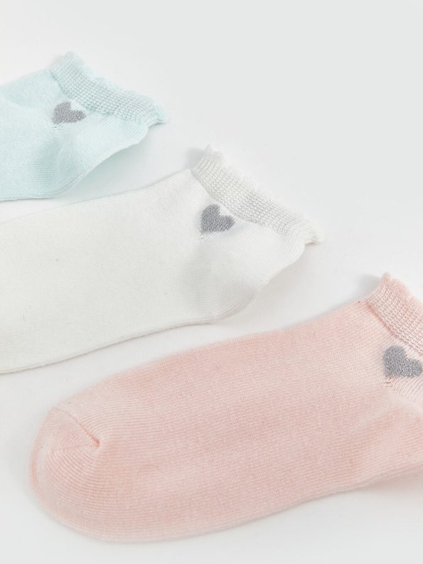 Girls' Ankle Socks Set of 5