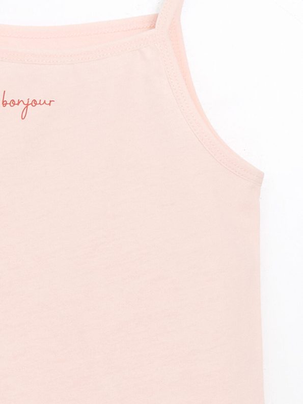 Square Neck Girl's Tank Top Set of 2