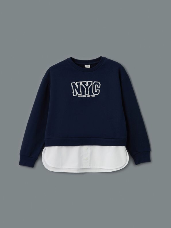 Girls' Bicycle Neck T-Shirt