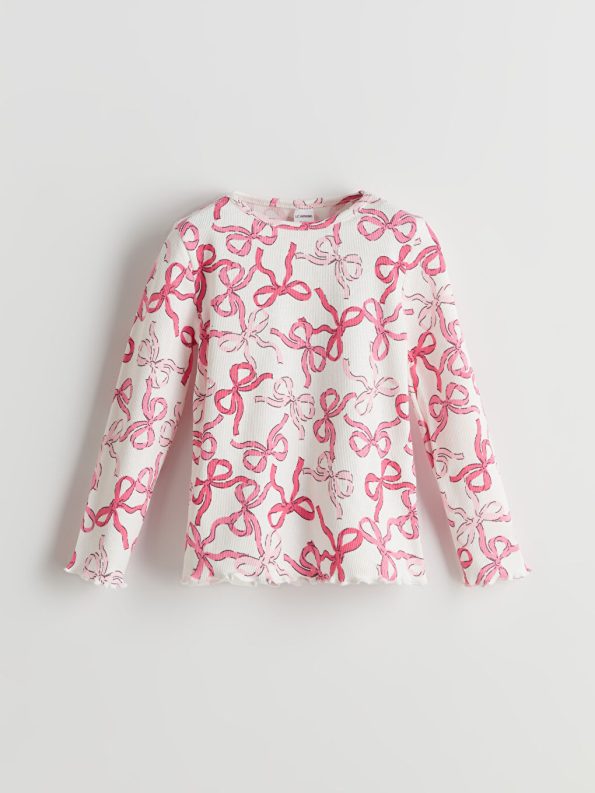 Girls' long-sleeved blouse 2. pice