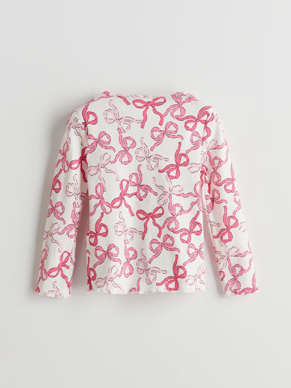Girls' long-sleeved blouse 2. pice