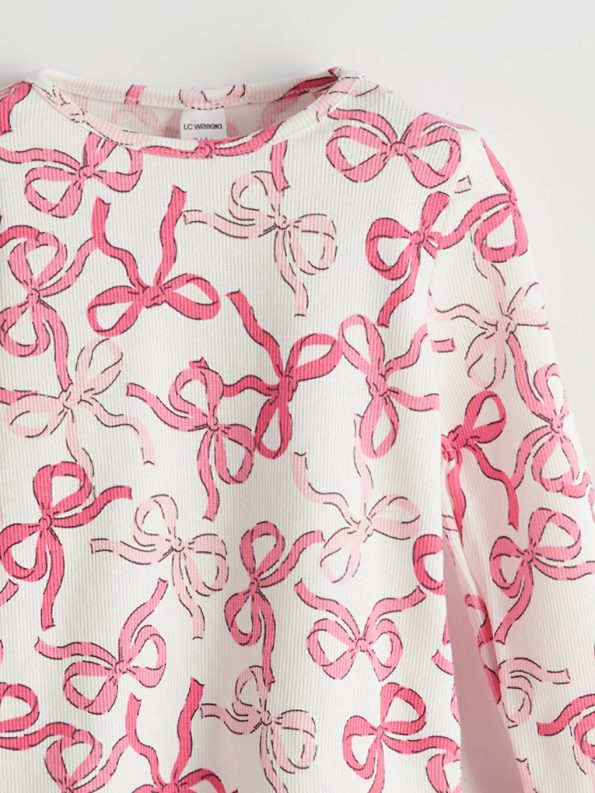 Girls' long-sleeved blouse 2. pice