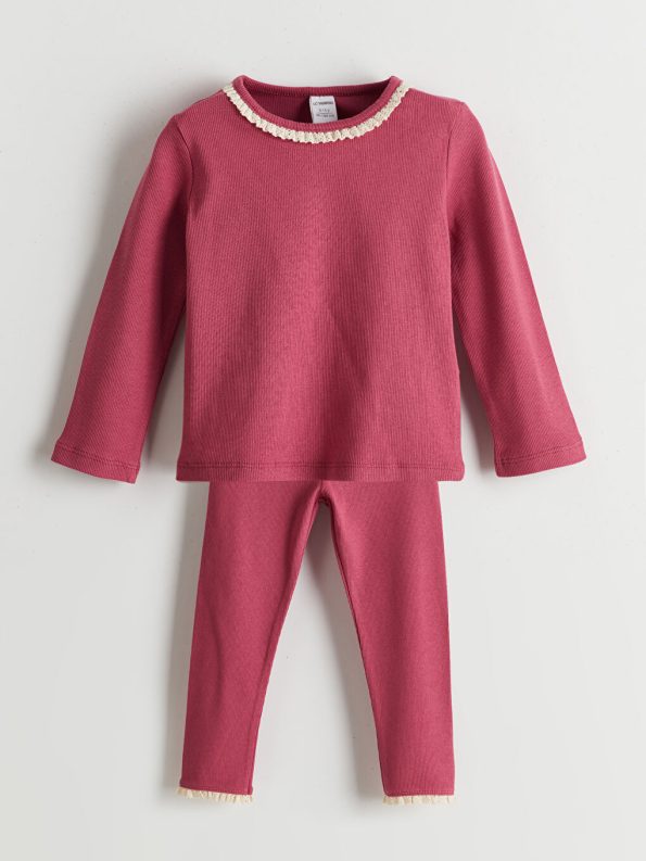 Cherry Print Girls' Jogger Pants